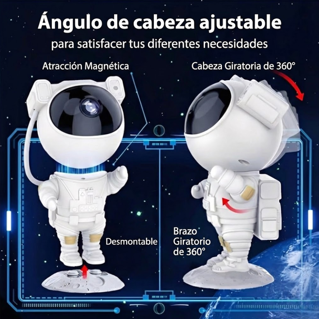 Astronauta Proyector de Galaxia