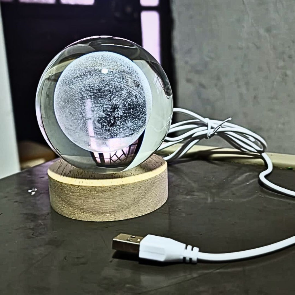 Lampara Led Bola De Cristal
