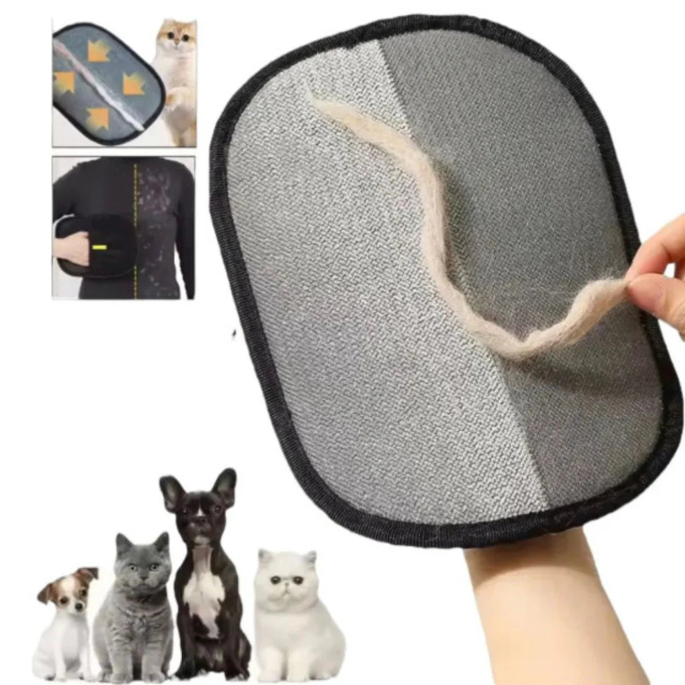 Guante Masajeador Quita Pelos - Elimina Pelusa y Mima a tu Mascota